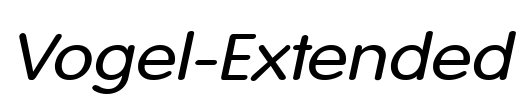 Vogel-Extended Font Image