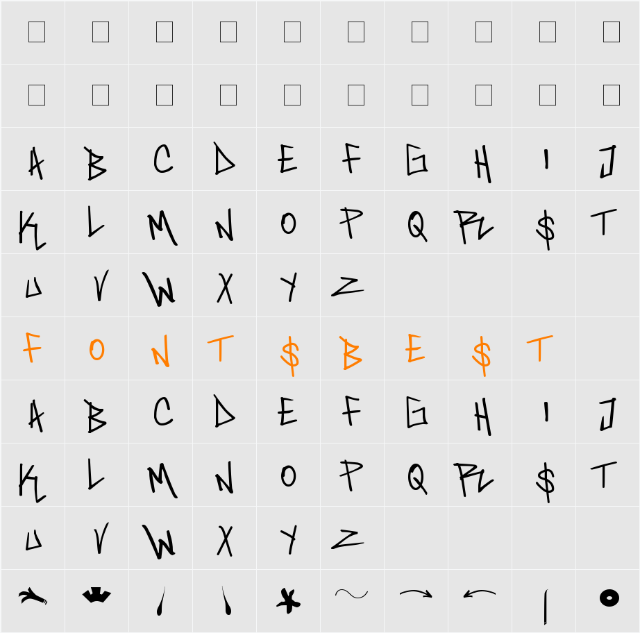 saint Character Map