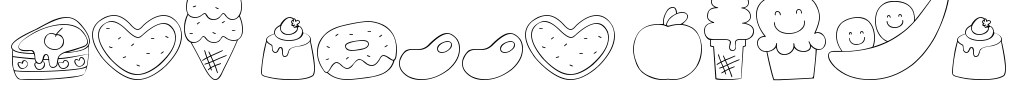MTF Sweet Dings Font Image