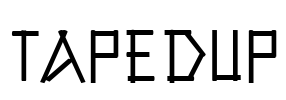 TapedUp Font Image