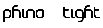 Phino Tight Font Image