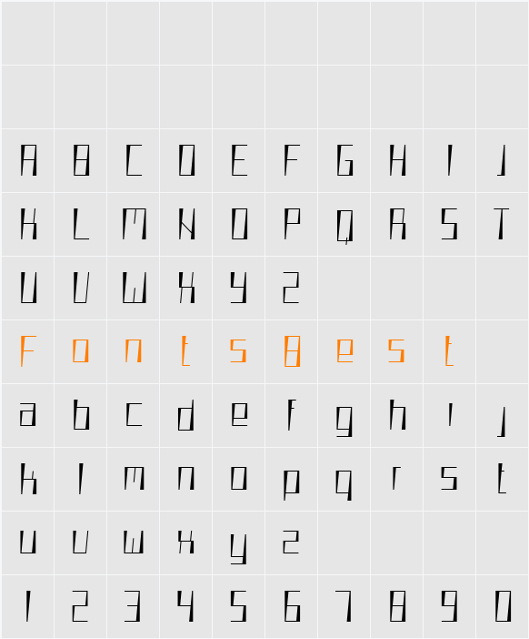 wooo Character Map