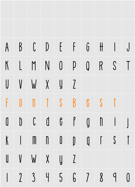KG How Many Times Character Map
