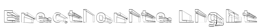 Erectlorite Light Font Image