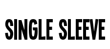 Single Sleeve Font Image