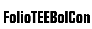 FolioTEEBolCon Font Image