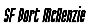 SF Port McKenzie Font Image