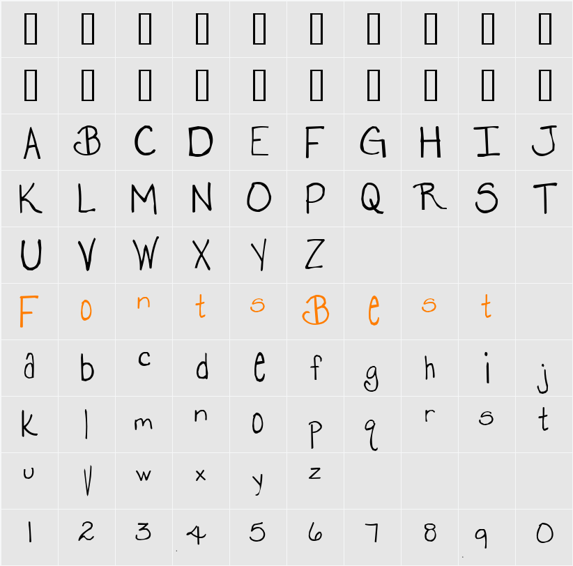 WhateverUneven Character Map