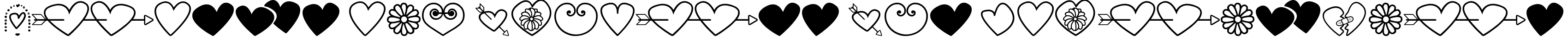 hearts and flowers for valentines