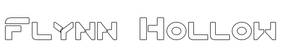 Flynn Hollow Font Image