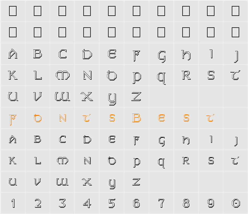 FZ JAZZY 31 3D Character Map