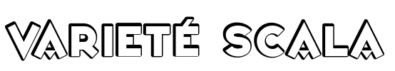Varieté Scala Font Image