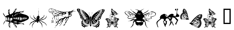 wminsects1 Font Image
