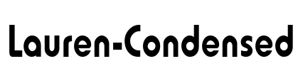 Lauren-Condensed Font Image