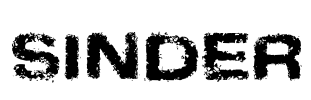 Sinder Font Image