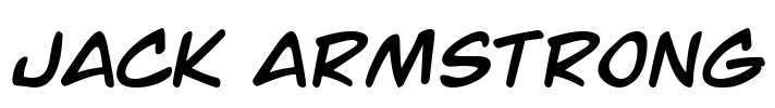 Jack Armstrong Font Image