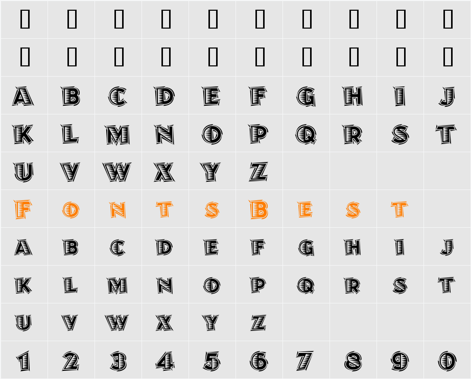 JuanitaLinoITC TT Character Map