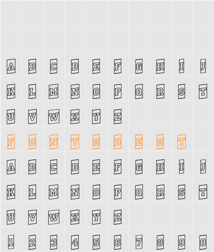 a_CampusCmOtlUp Character Map