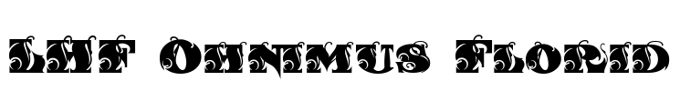 LHF Ohnimus Florid Font Image