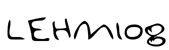 LEHN108 Font Image