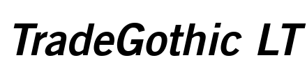 TradeGothic LT