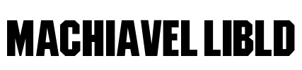 MachiavelliBld Font Image