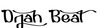 Djah Beat Font Image