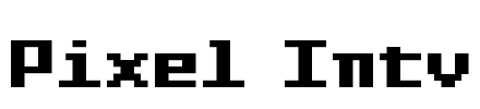 Pixel Intv Font Image