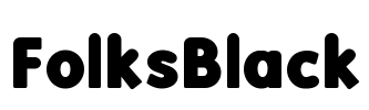 FolksBlack Font Image