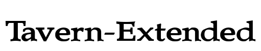 Tavern-Extended Font Image