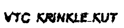 VTC Krinkle-Kut  Font Image