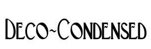 Deco-Condensed