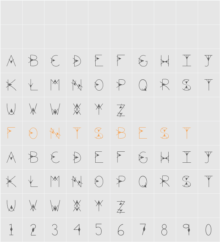 The Valley Character Map