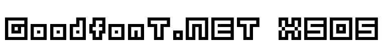 GoodfonT.NET XS05 Font Image