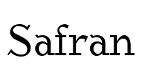 Safran Font Image