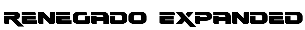 Renegado Expanded Font Image