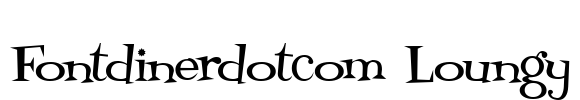 Fontdinerdotcom Loungy Font Image