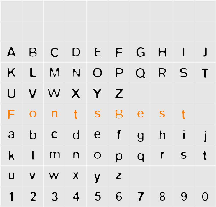 Blur Character Map