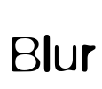 Blur Font Image