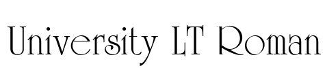 University LT Roman