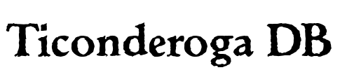 Ticonderoga DB