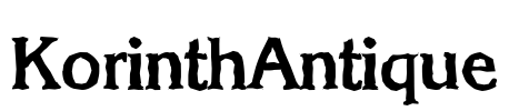 KorinthAntique Font Image