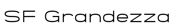 SF Grandezza Font Image