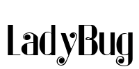 LadyBug Font Image