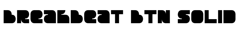 Breakbeat BTN Solid Font Image