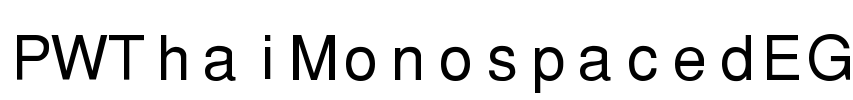 PWThaiMonospacedEG