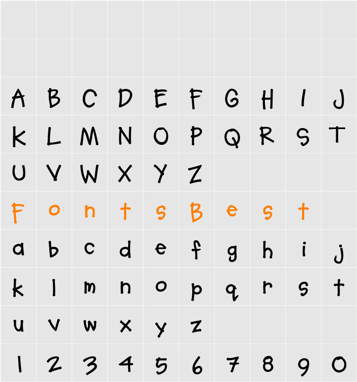 SoupBone Character Map