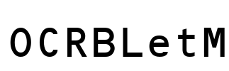 OCRBLetM