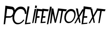 PCLifeIntoxExt Font Image