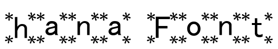 hana Font